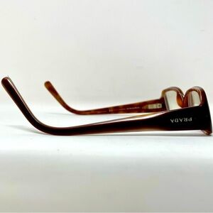 Prada Elegant Brown Eyewear